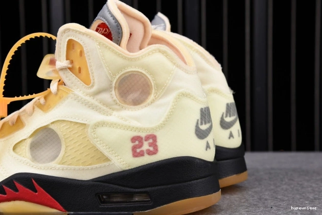 HYPE Retro 5 DH8565-100 Jordan OFF-WHITE Sail 0821